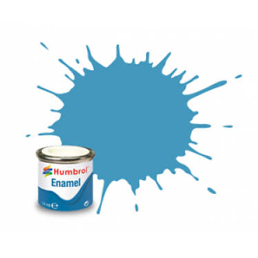 Humbrol Enamel No 89 Middle Blue - Matt - Tinlet 14ml